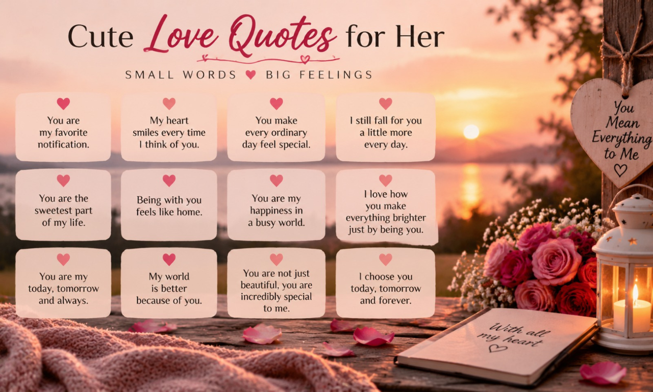 Heart touching love quotes for her