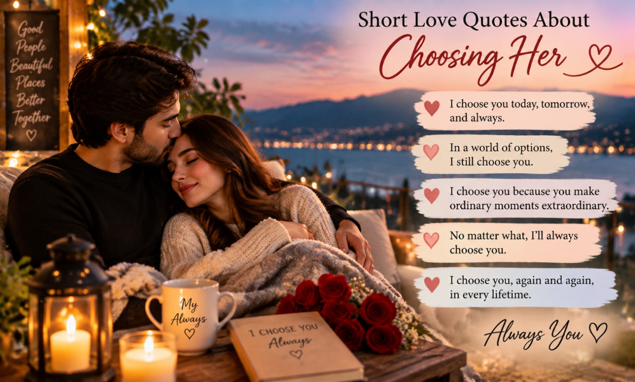 Sweet short love quotes for wife or partner