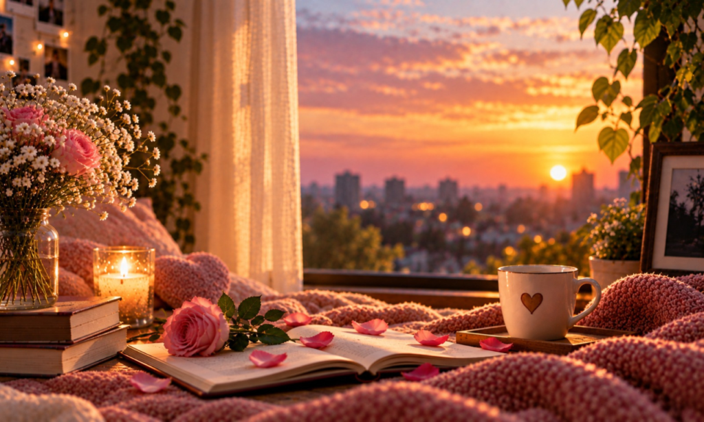 Very short love quotes for him with a heart and love note