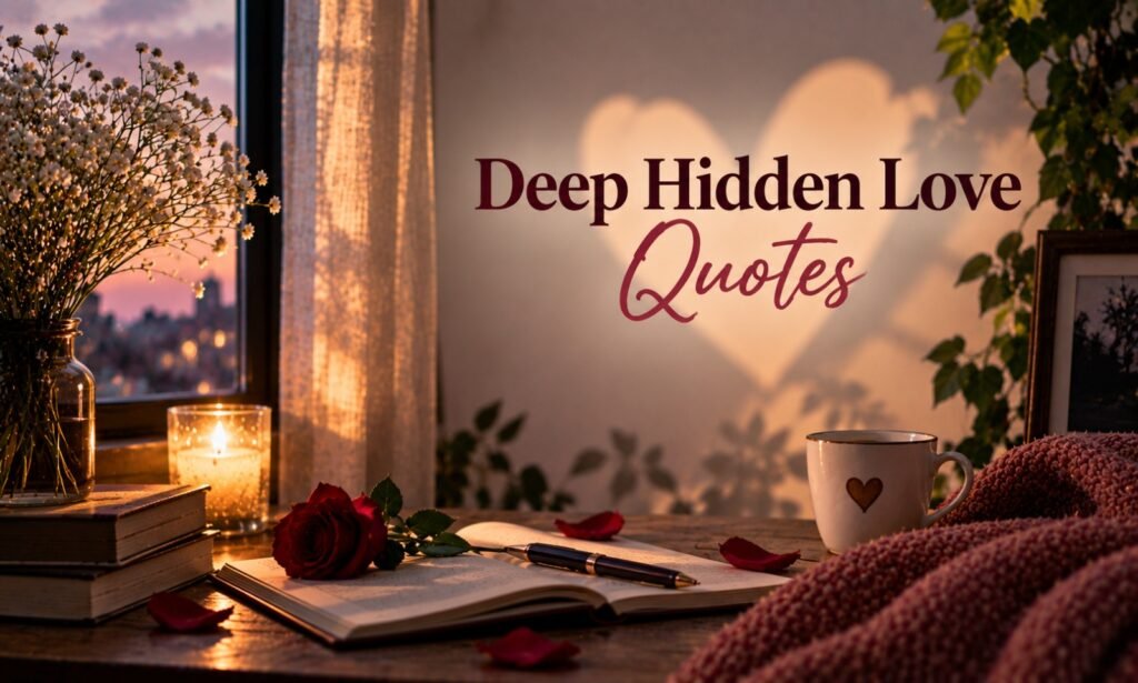Deep Hidden Love Quotes for Unspoken and Secret Feelings