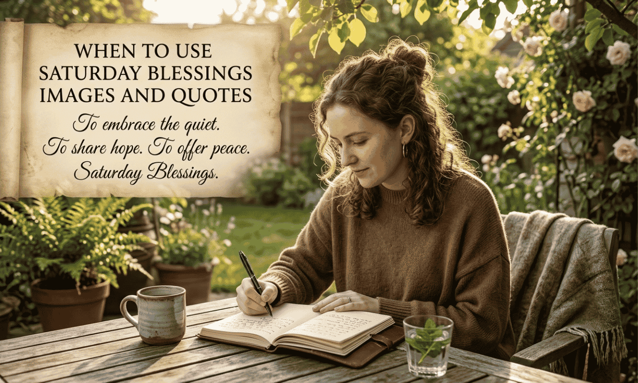 When to use Saturday blessings images and quotes for sharing hope, peace and weekend encouragement