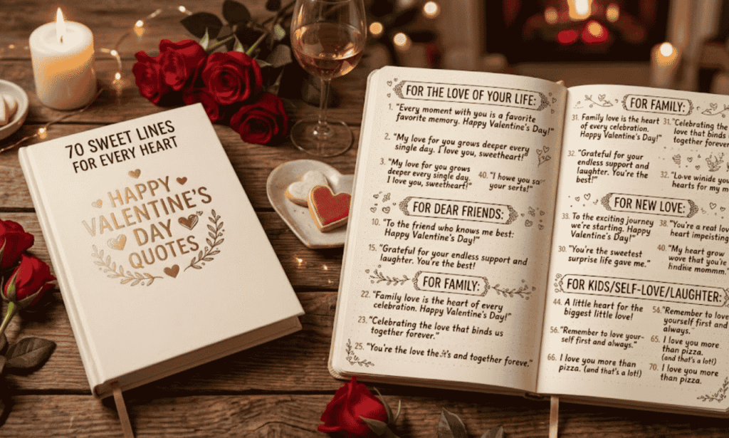 Happy Valentine’s Day Quotes: 70 Sweet Lines for Every Heart